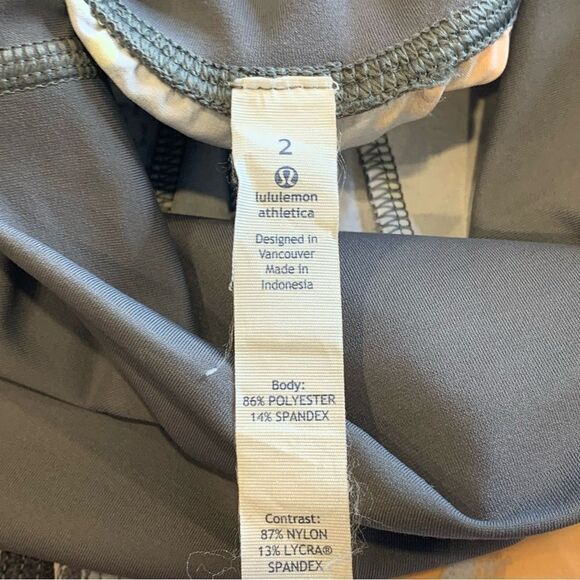 Lululemon Om Pant Mini Art Pop White Multi / Slate Size 2 - Picture 6 of 11